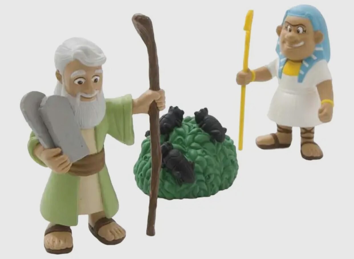 Moses Confronts the Pharoh Bible Toys