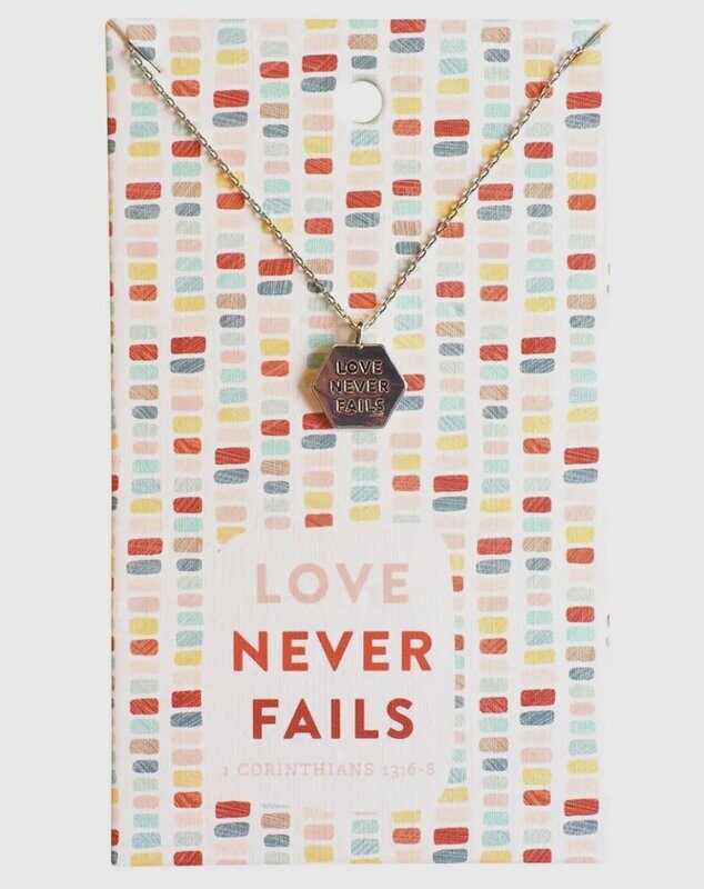 Love Never Fails Keepsake Necklace