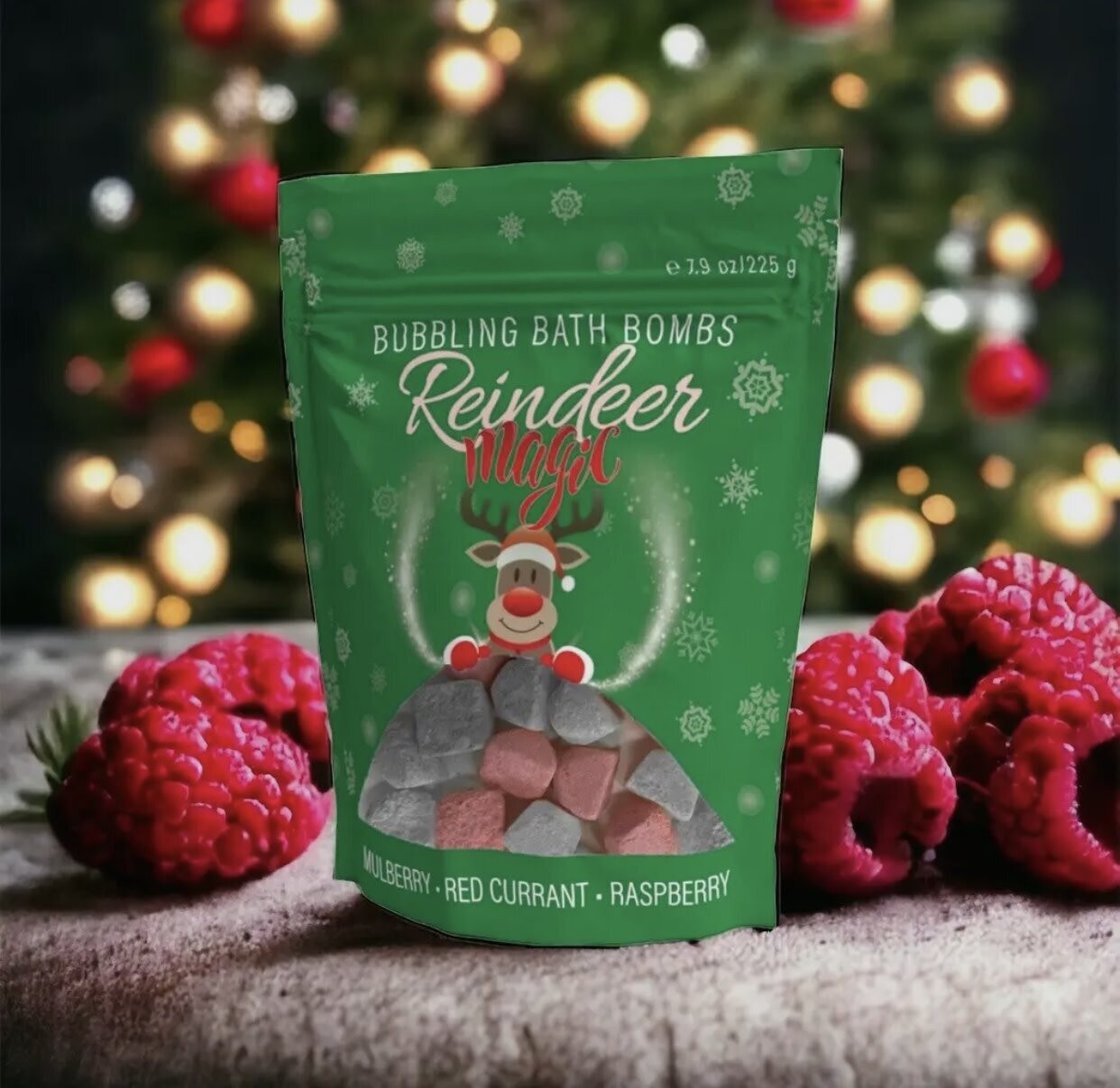Reindeer Bubble Bath Bombs