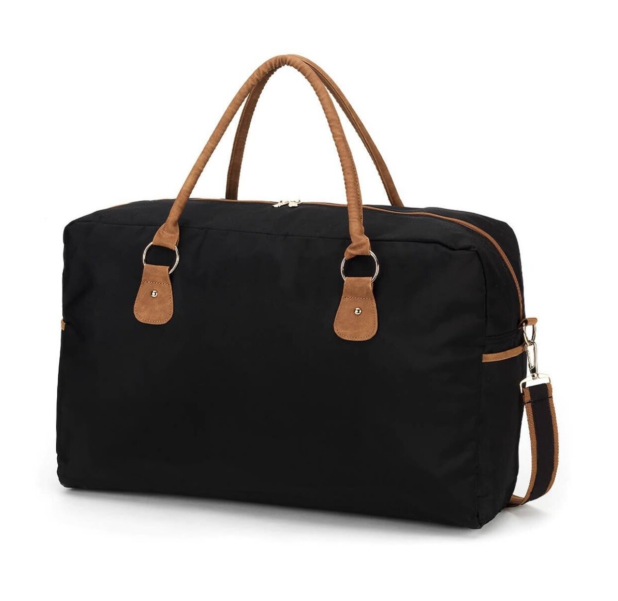 Black Nylon Travel Bag