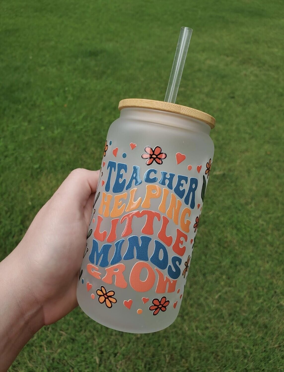 16 oz Frosted Tumbler - Little Minds