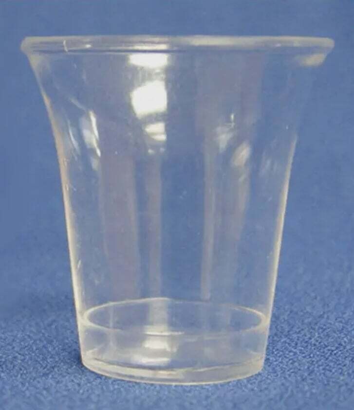 500 Communion Cups - 1 3/8 in Clear Full Size
