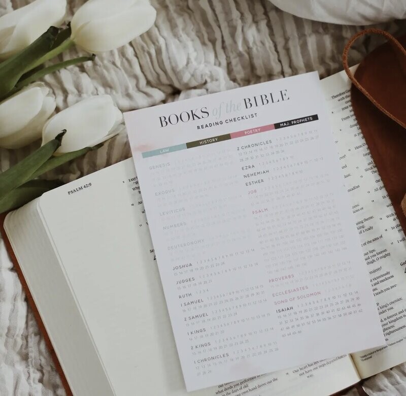 Books of the Bible Reading Checklist