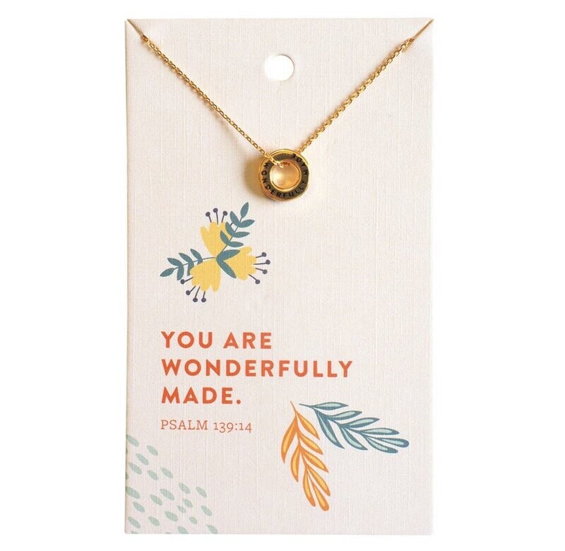 Wonderfully Made Keepsake Necklace
