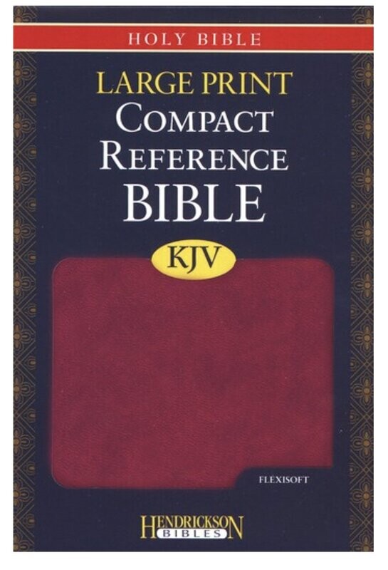 KJV Large Print Compact Reference Bible Berry