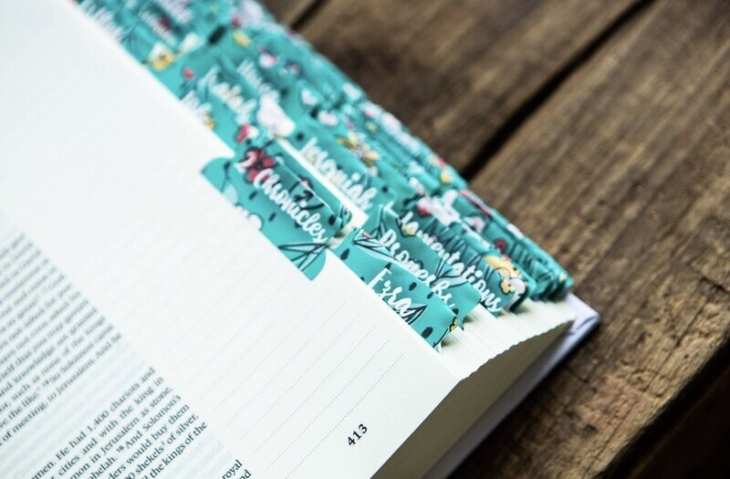 Summer Floral Bible Tabs