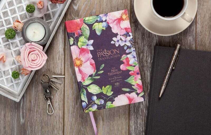 The Passion Translation 2020 Edition hardcover Berry Blossoms