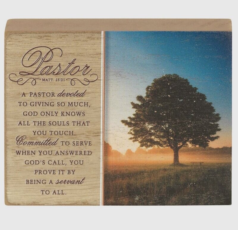 Tabletop Pastor Block