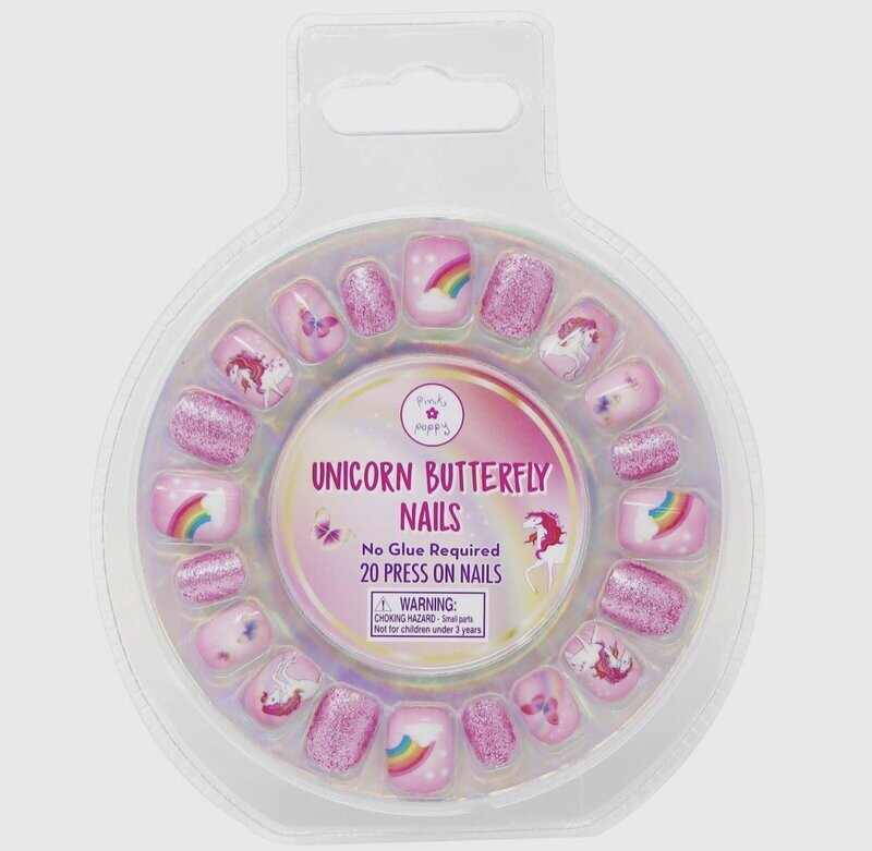Unicorn Butterfly Press On Nails