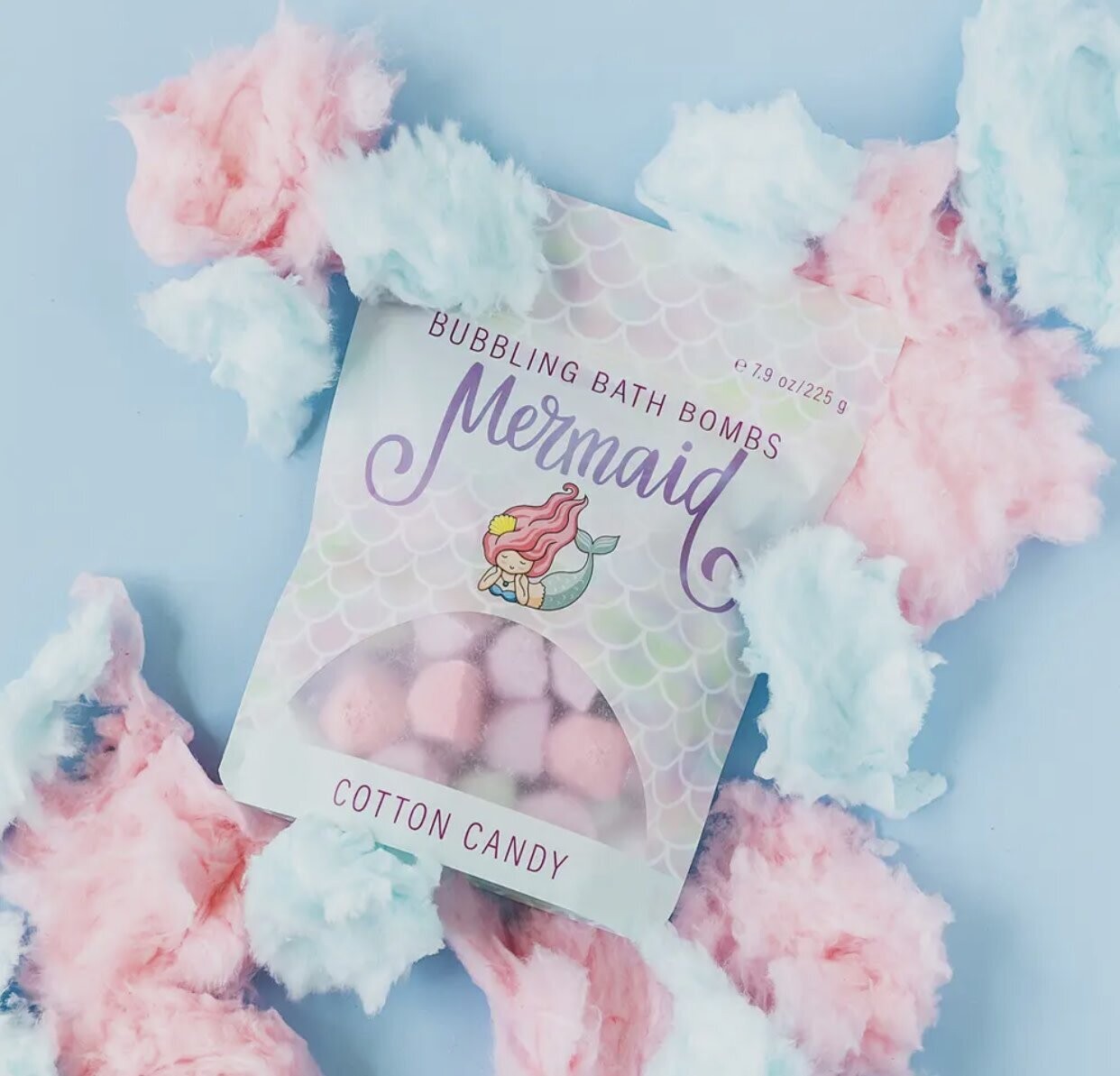 Mermaid Bubbling Bath Bombs