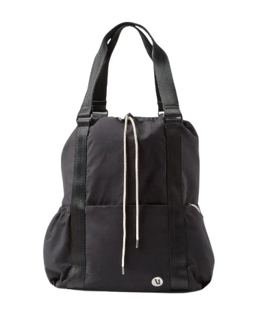 V1 CONVERTIBLE TOTE BAG, Color: BLK