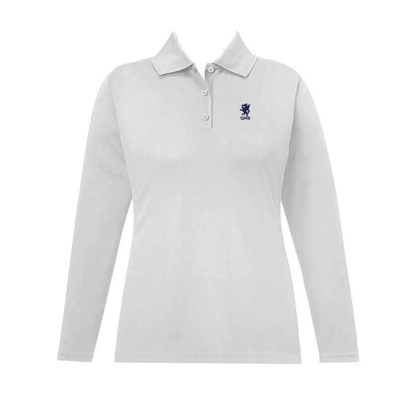 Golf Shirt, Long Sleeve - Girls