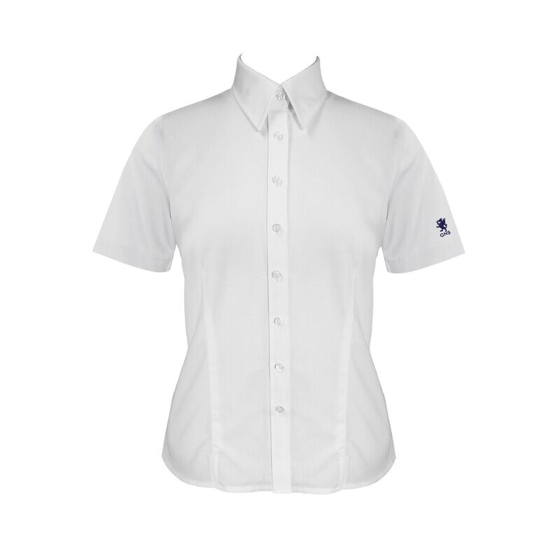 Dress Shirt - Short Sleeve - White - Ladies (Cambridge)