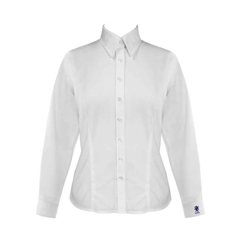 Dress Shirt - Long Sleeve - White - Ladies (Cambridge)