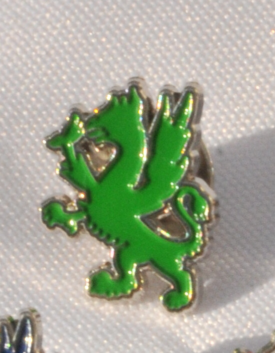 Gryphon House Pin, Color: Green
