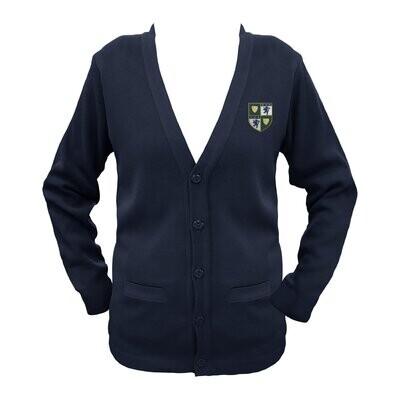 Cardigan with Crest - Navy - Child &amp; Youth, Size: Child S - 22