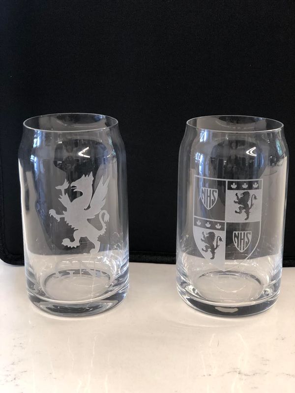 GNS Soda Can Glass