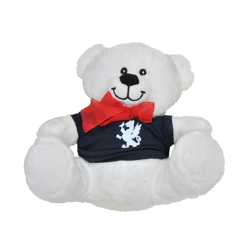 &quot;Timothy&quot; White GNS Bear - Navy T Shirt