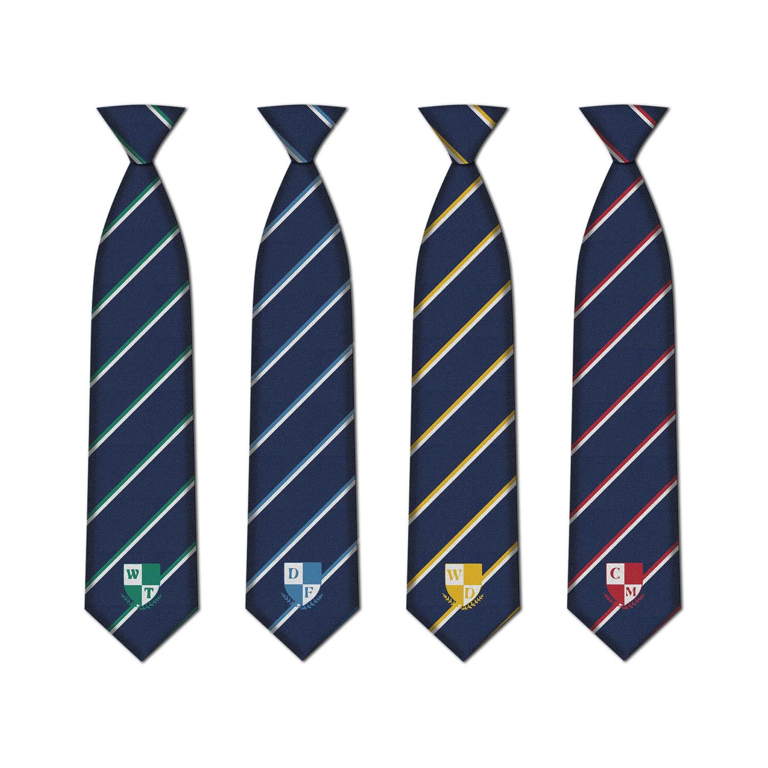 Tie - House, Color: Red, Size: 56
