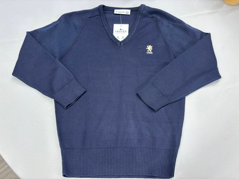 Cotton Blend V-NECK Sweater