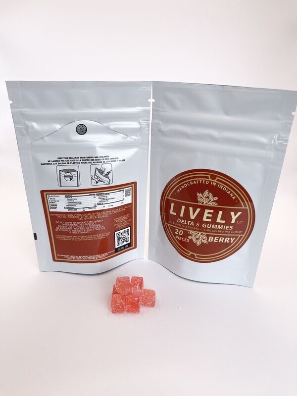 Bulk 50 bags of Lively Delta 8 Gummies