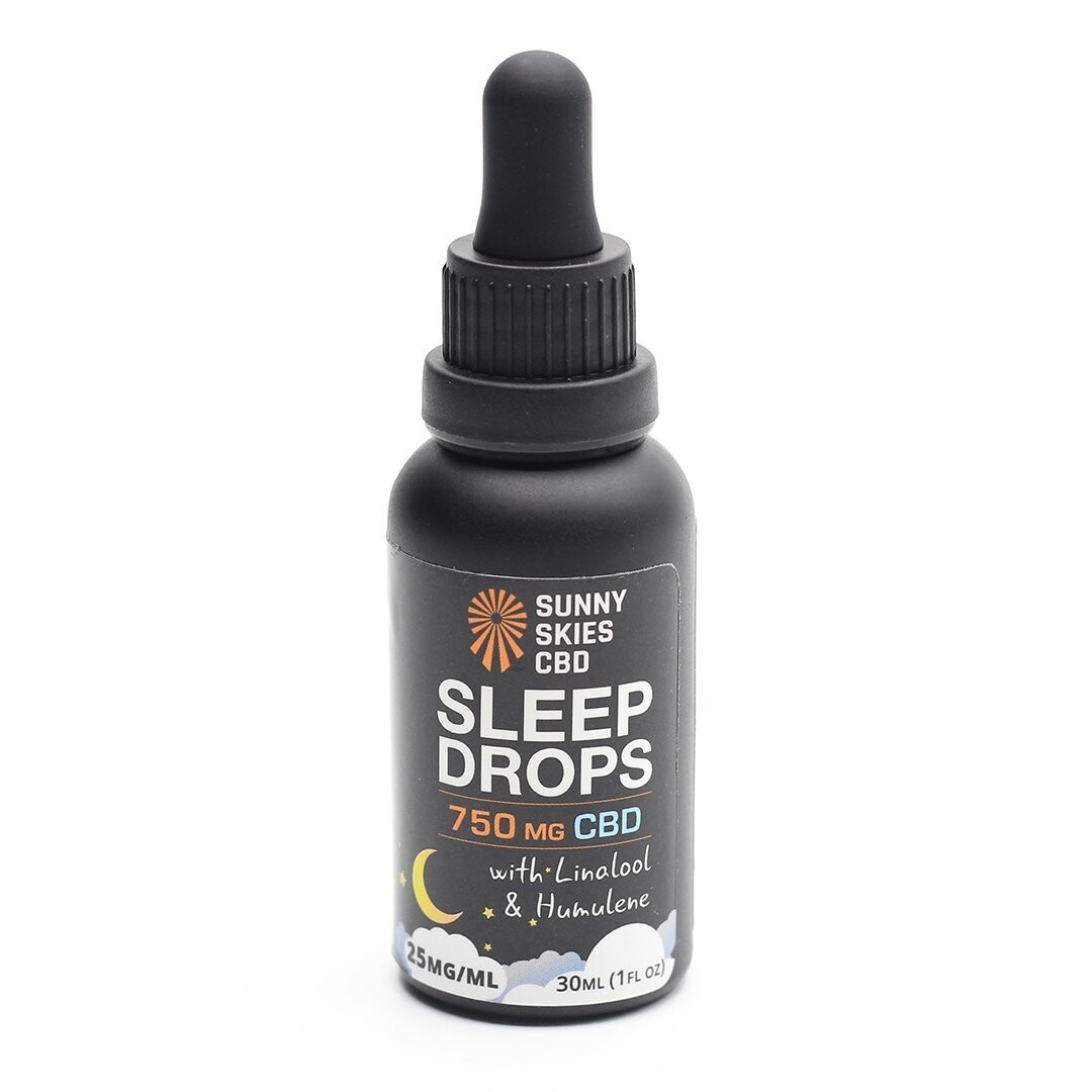Sunny Skies Sleep drops, Strength: 750 mg, Strain: isolate