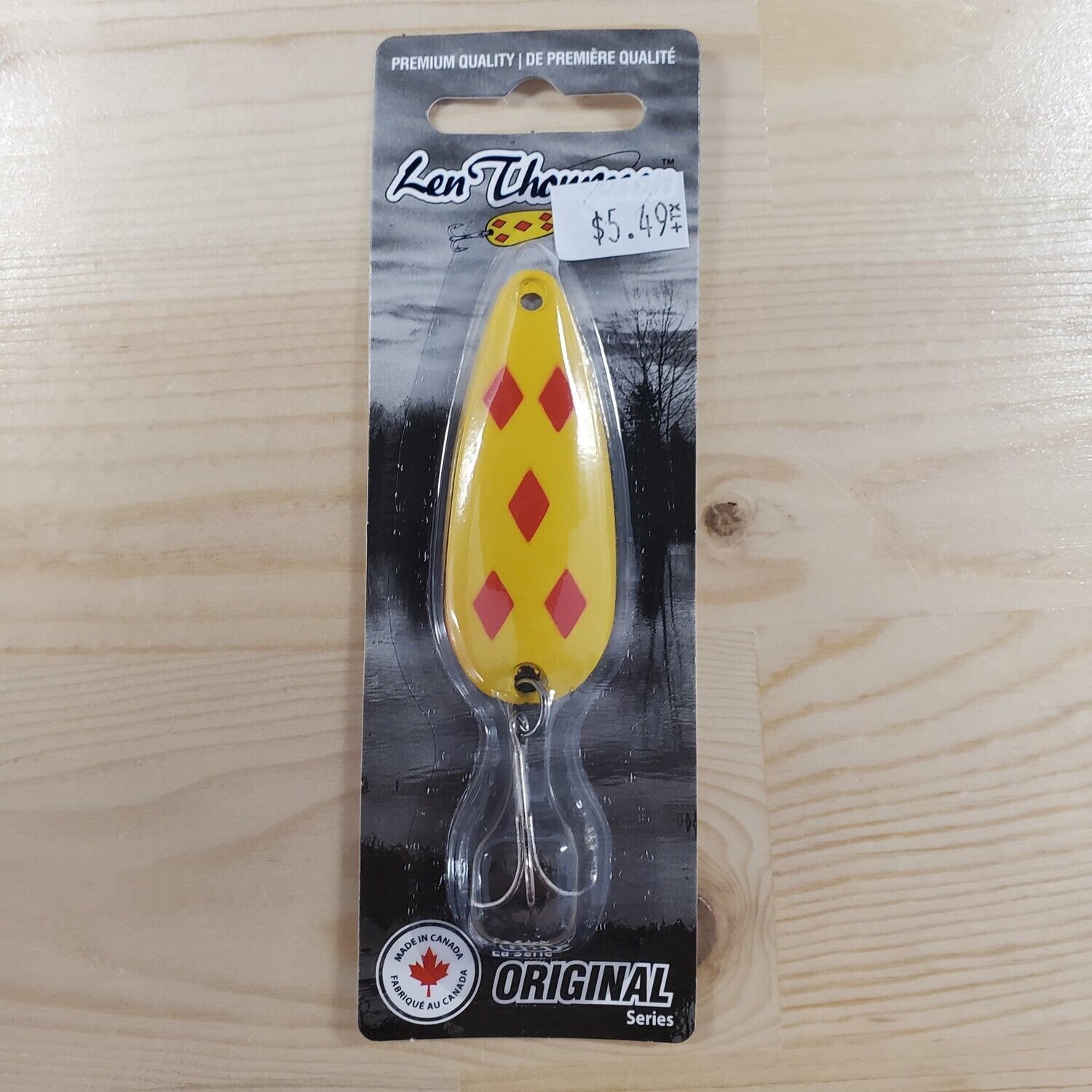 Len Thompson Yellow/Red Diamond #0