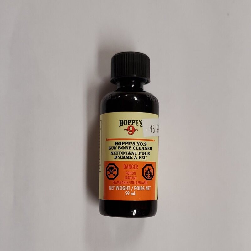 Hoppes 9 nitro pwd solvent gun bore cleaner 2oz 59ml