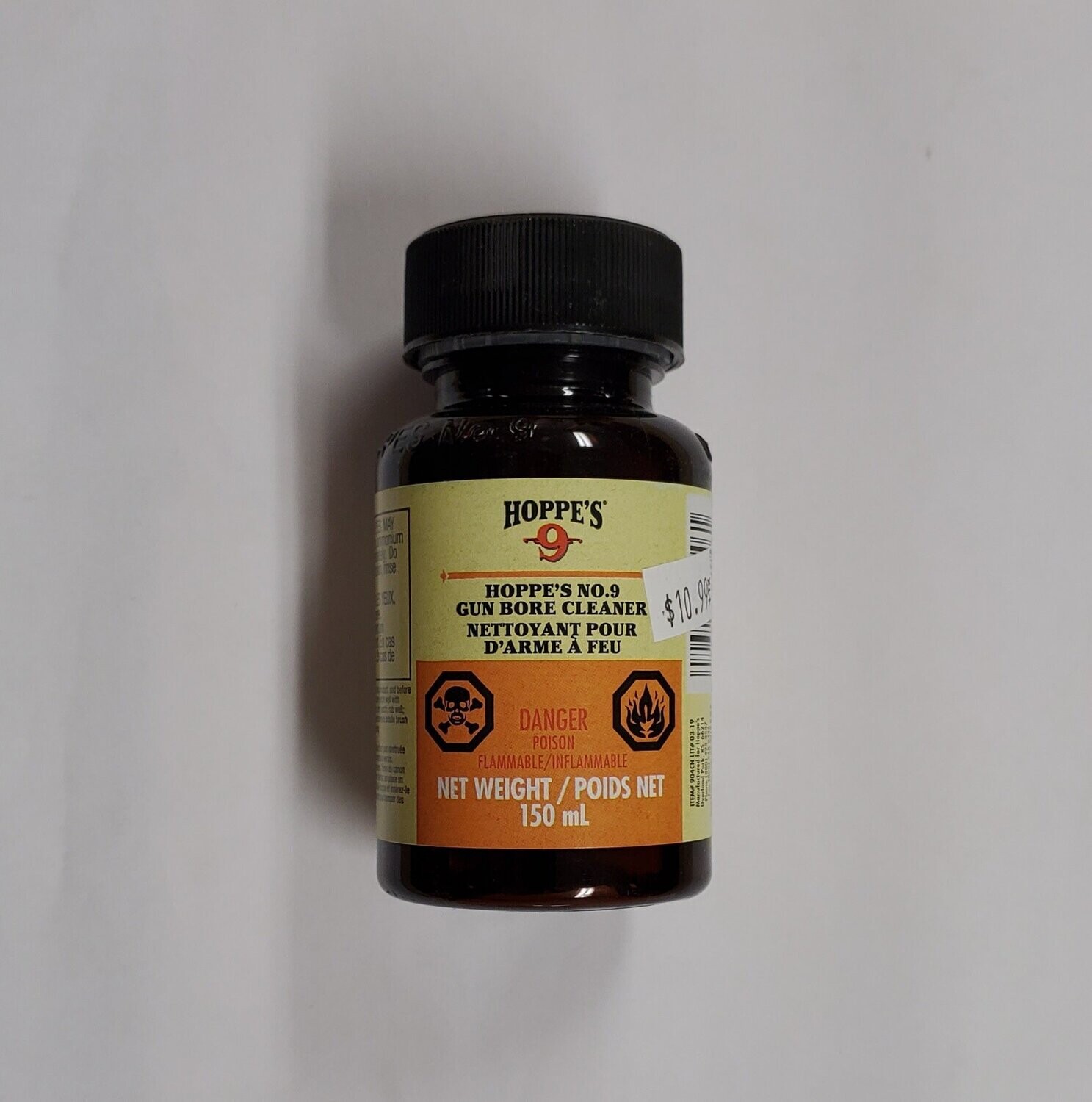 Hoppes 9 nitro pwd solvent gun bore cleaner 4oz 150ml