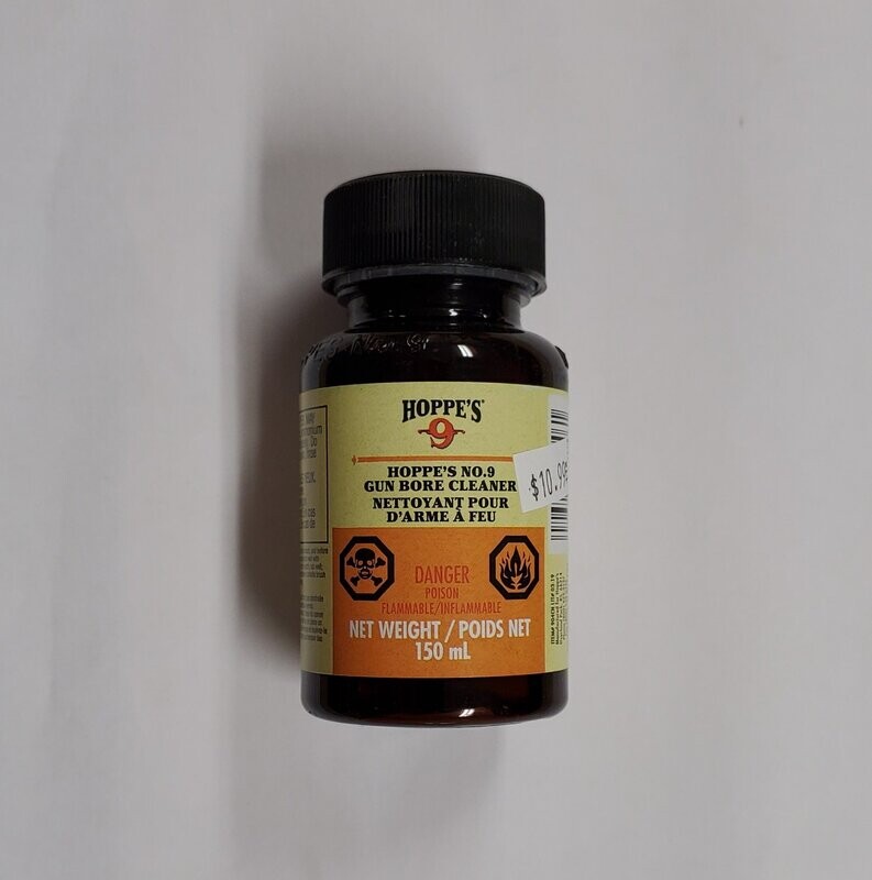 Hoppes 9 nitro pwd solvent gun bore cleaner 4oz 150ml