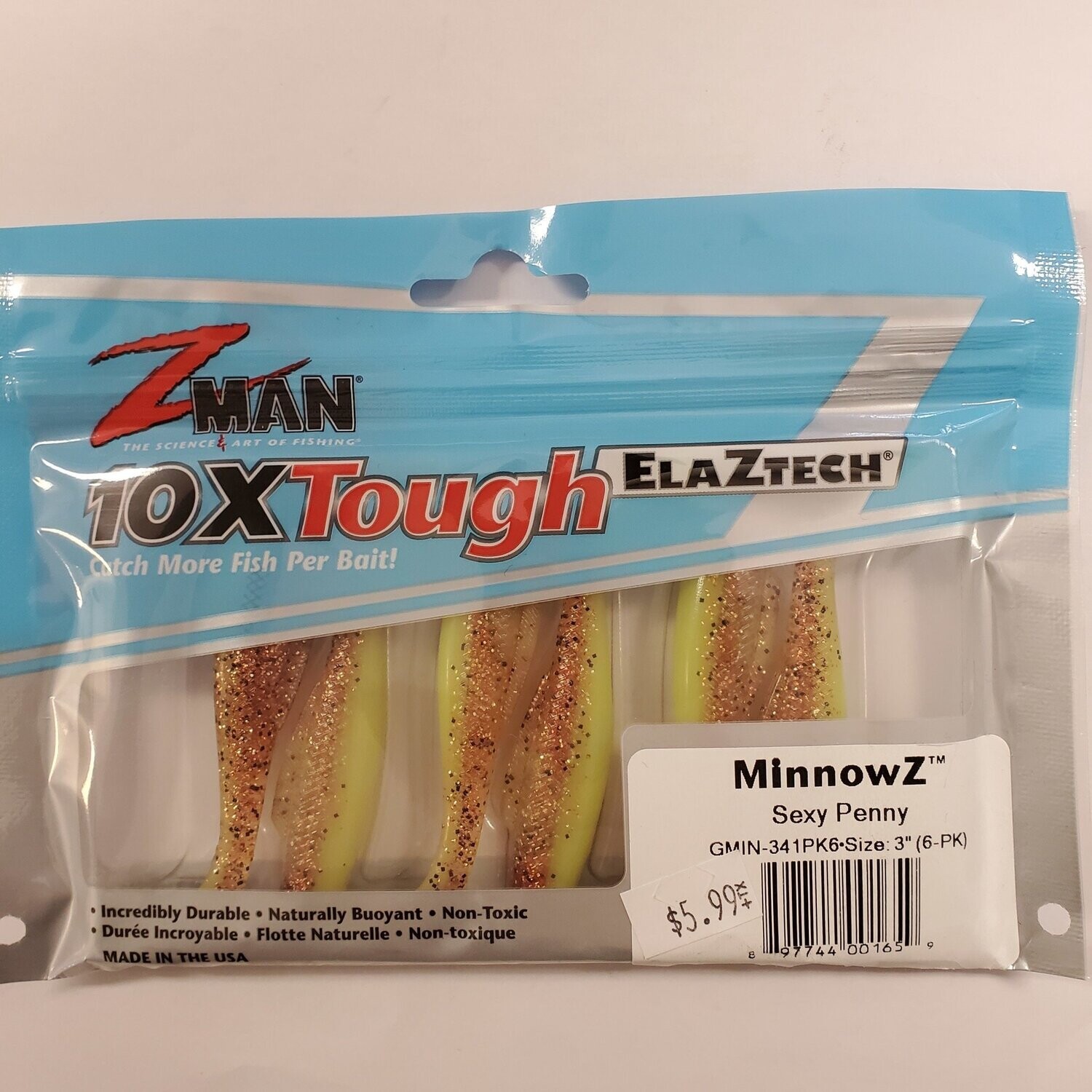 Z-MAN Minnowz 3&quot; sexy penny 6pk