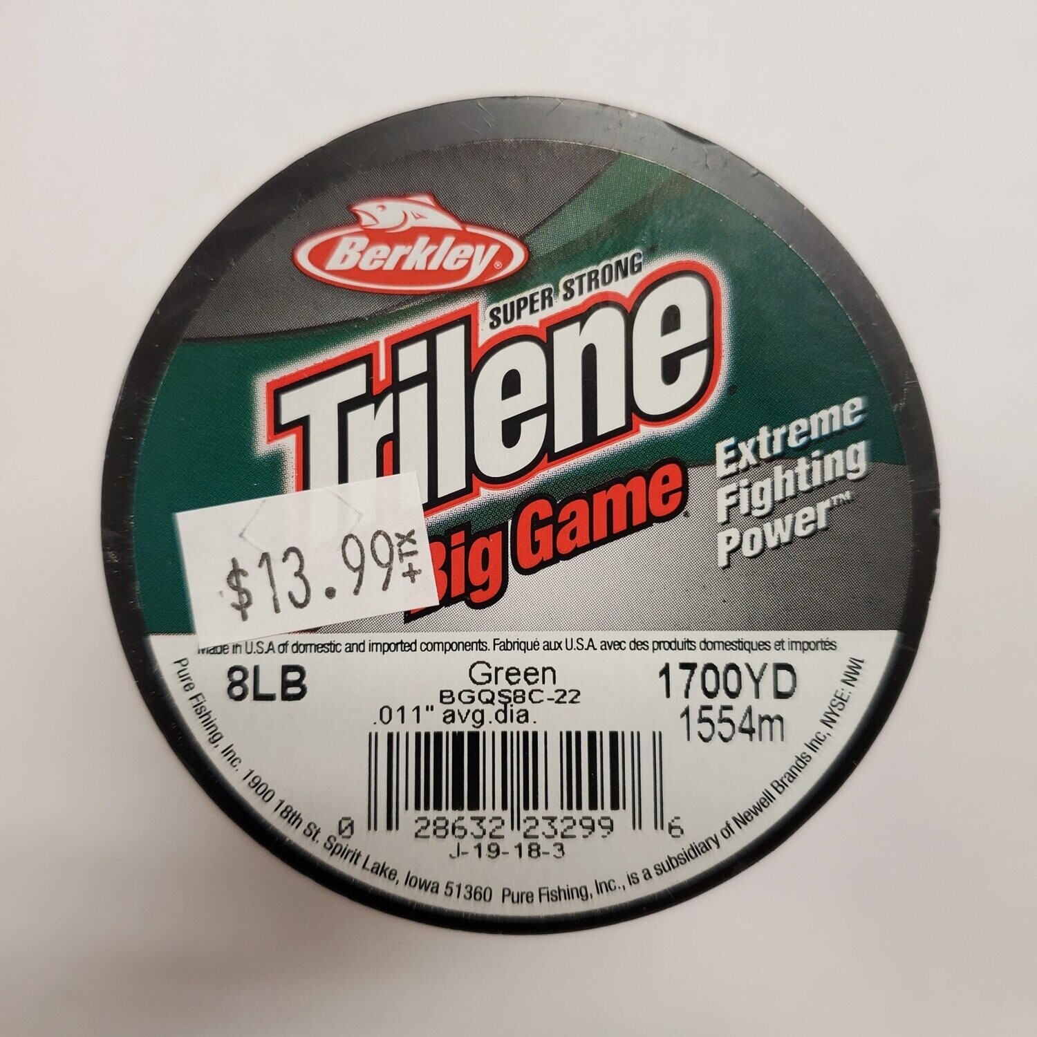 Trilene Big Game Grn 8lbs 1700yds