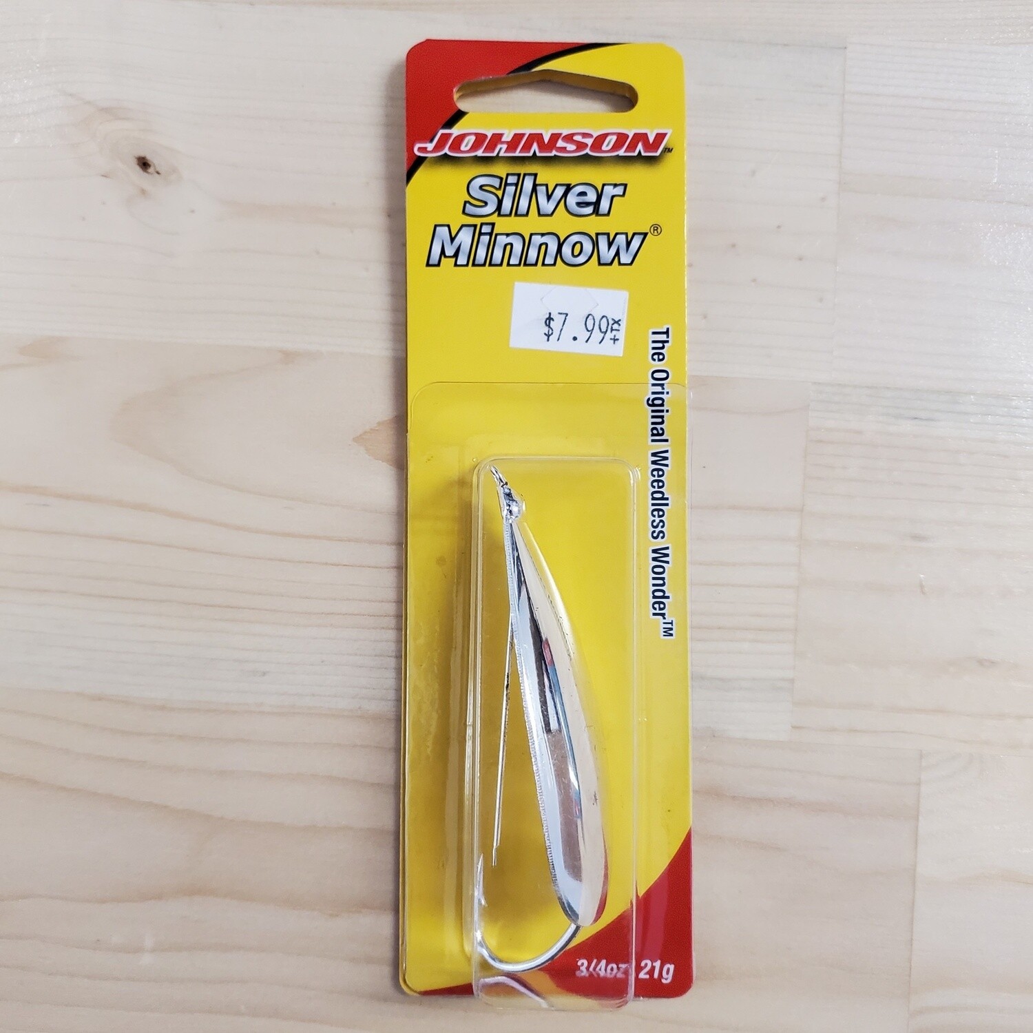 Johnson Silver minnow .75oz silver