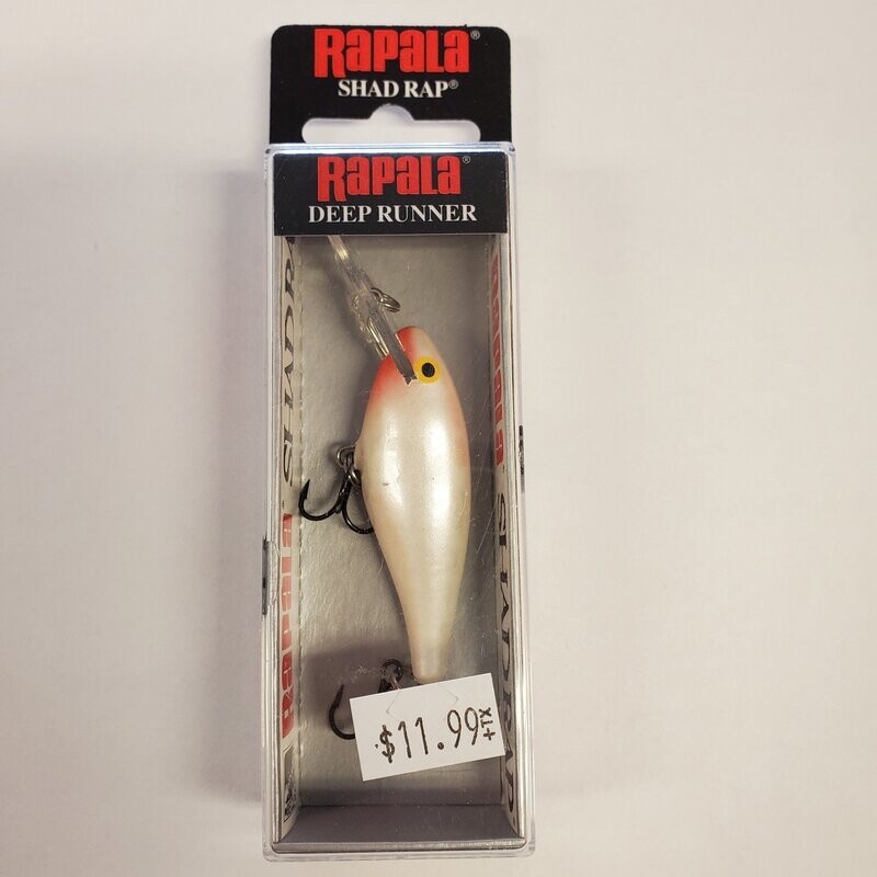 Rapala SR-5 shad rap deep runner pearl white