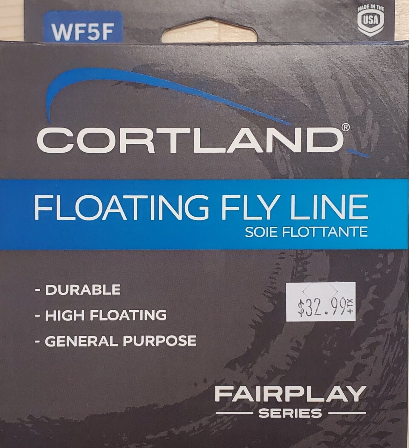 Cortland Fairplay floating fly line 84&#39; WF5F