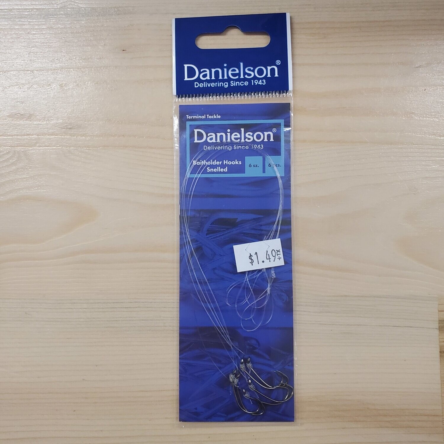 Danielson Snelled hooks sz6