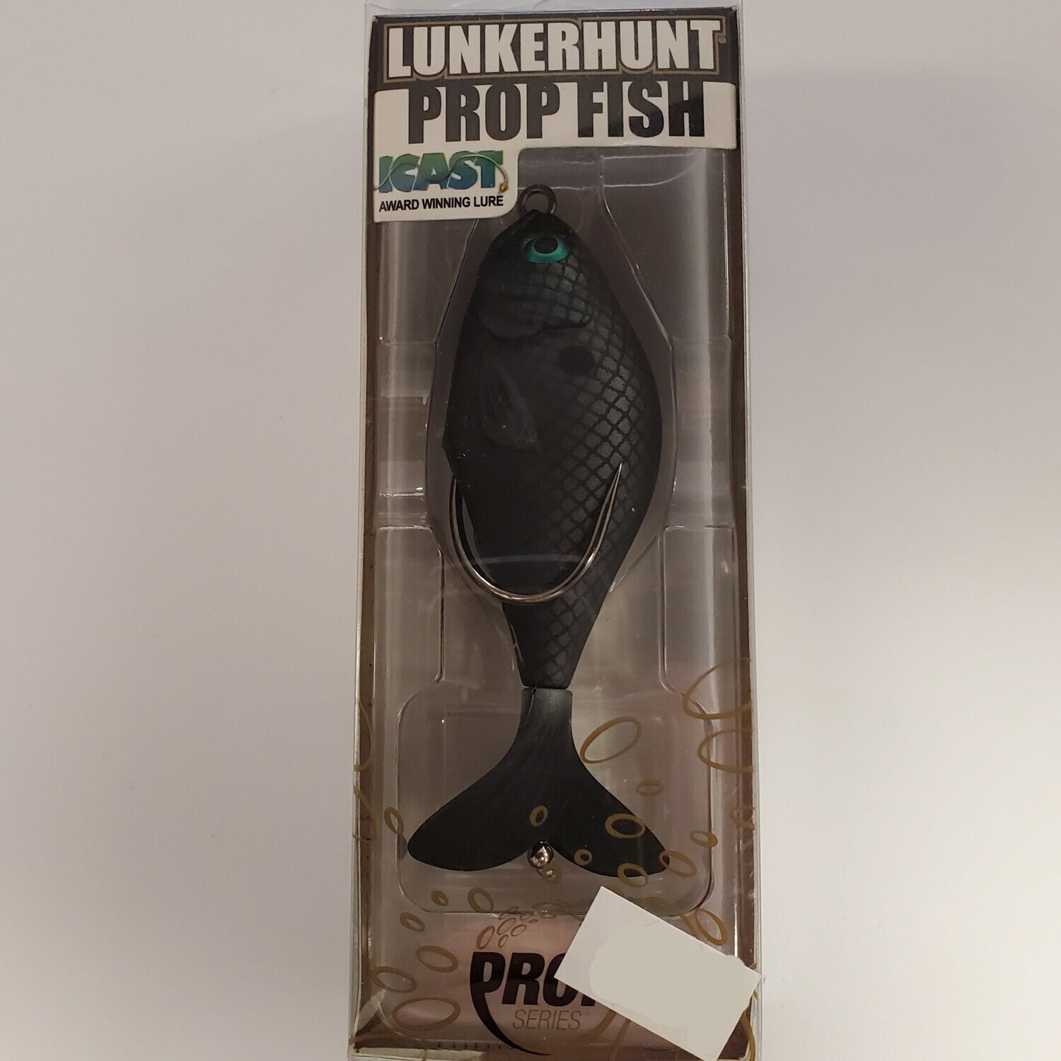 LunkerHunt Prop fish shad stealth .5oz 3.25&quot;