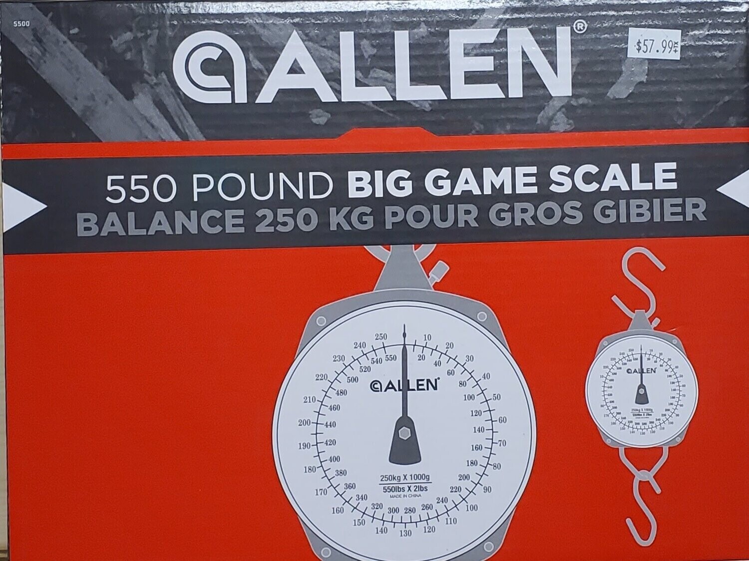 Allen big game scale 550 lbs