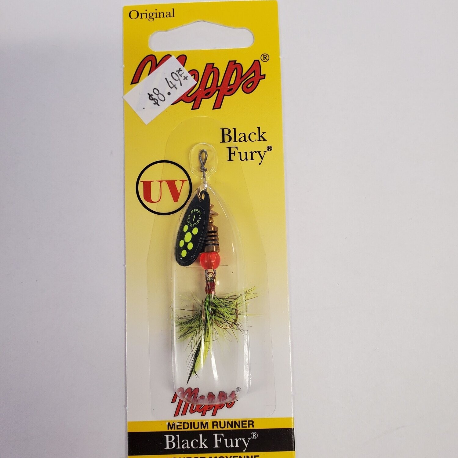 Mepps black fury #1 dress chart