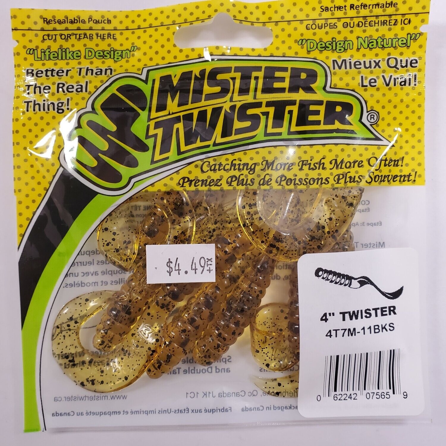 Mister Twister curly tail pumpkin 4&quot;