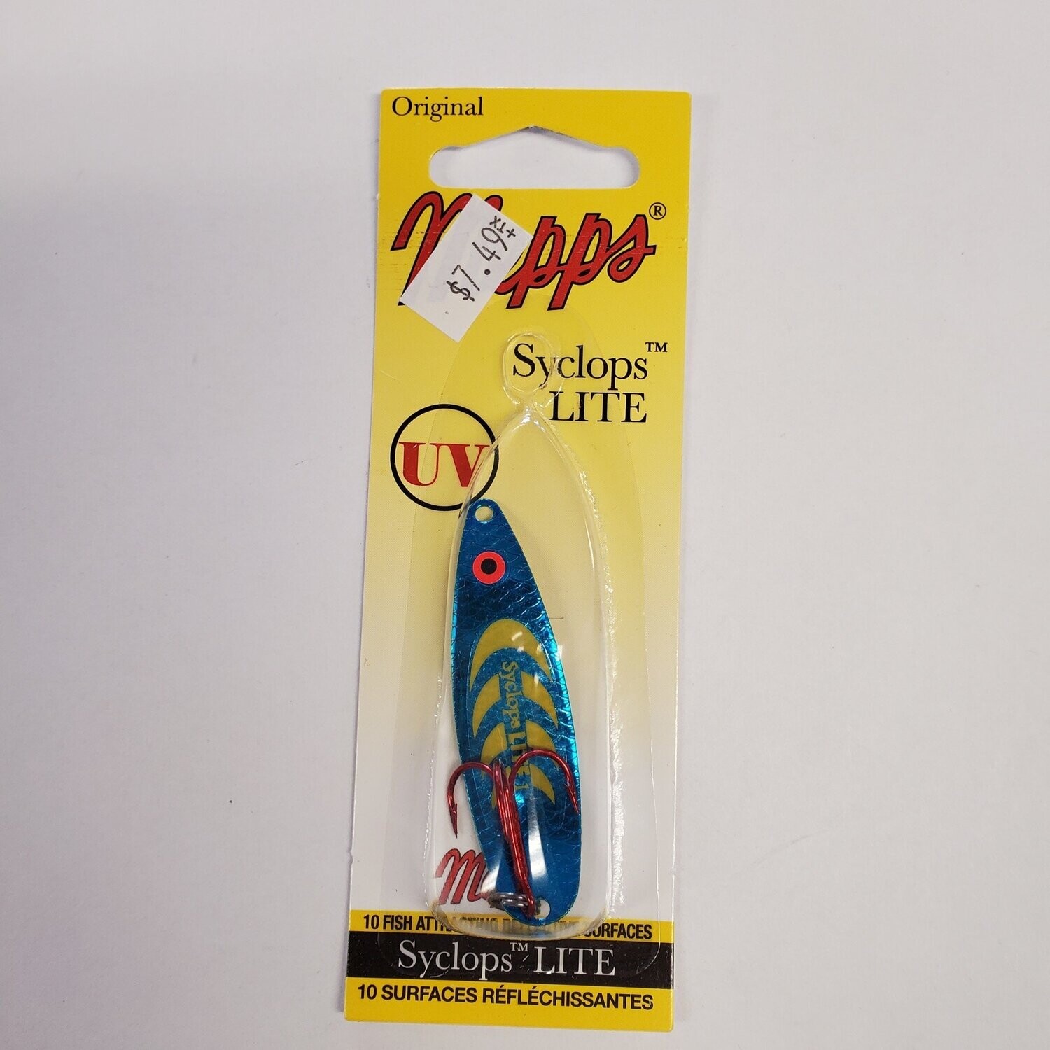 Mepps syclops lite platium blue 2.25&quot;