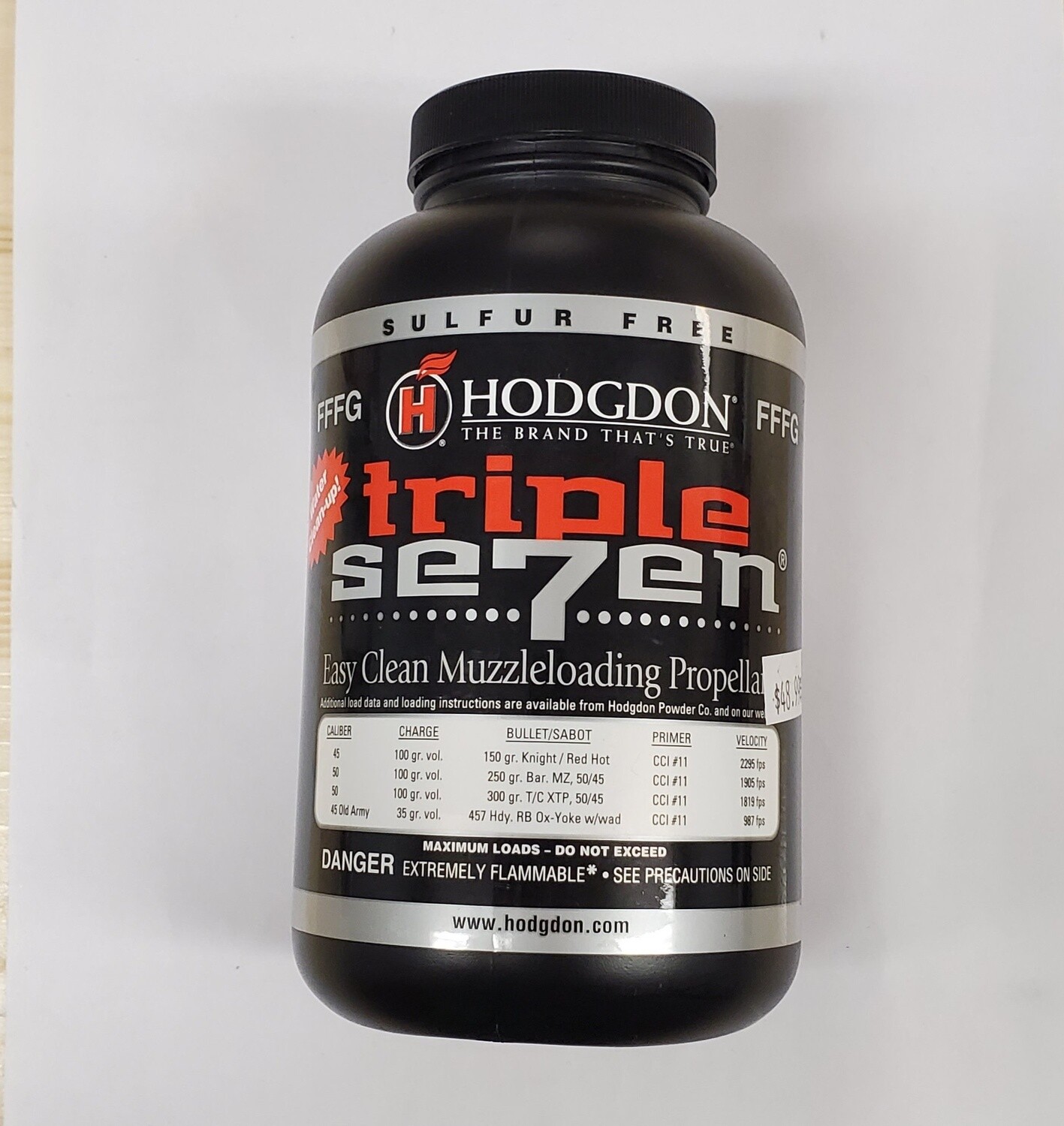 Hodgdon triple seven blk pwd FFFG