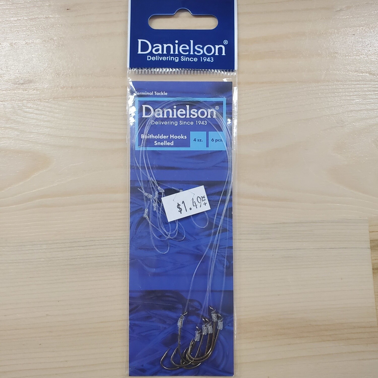 Danielson Snelled hooks sz 4