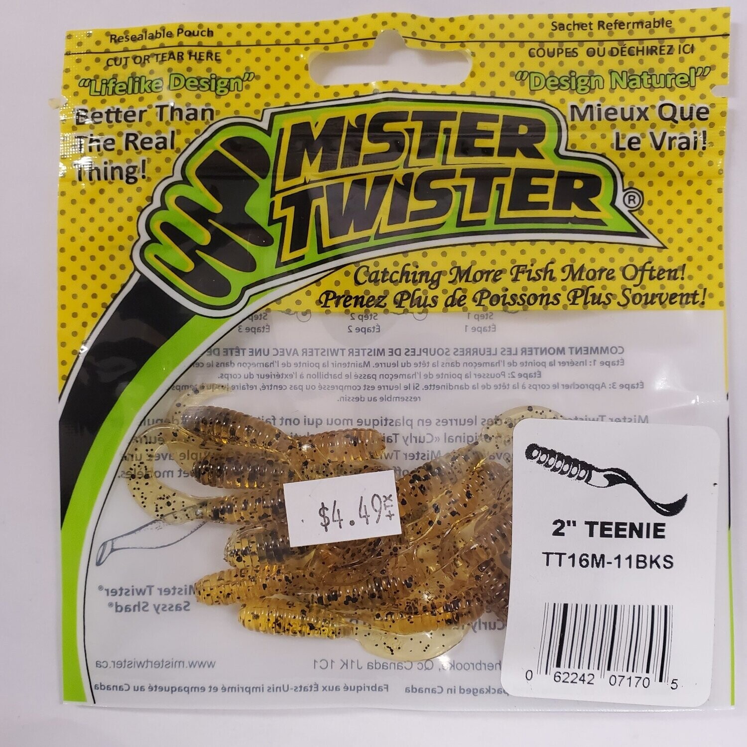 Mister Twister Teenie 2&quot; Pumpkin Pepper