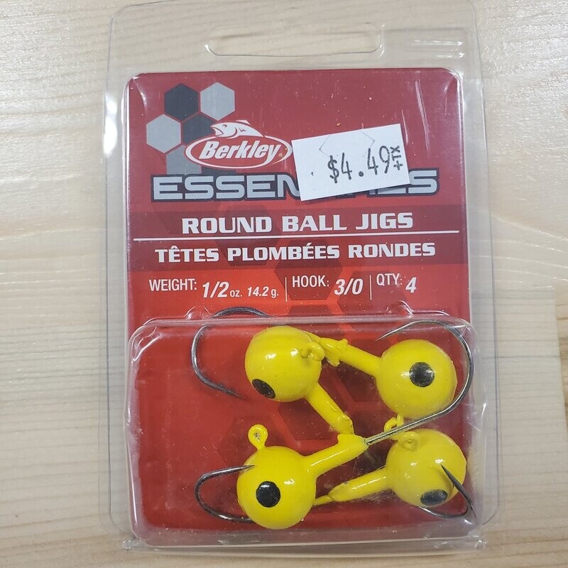 Berkley essentials jigs yellow 1/2oz