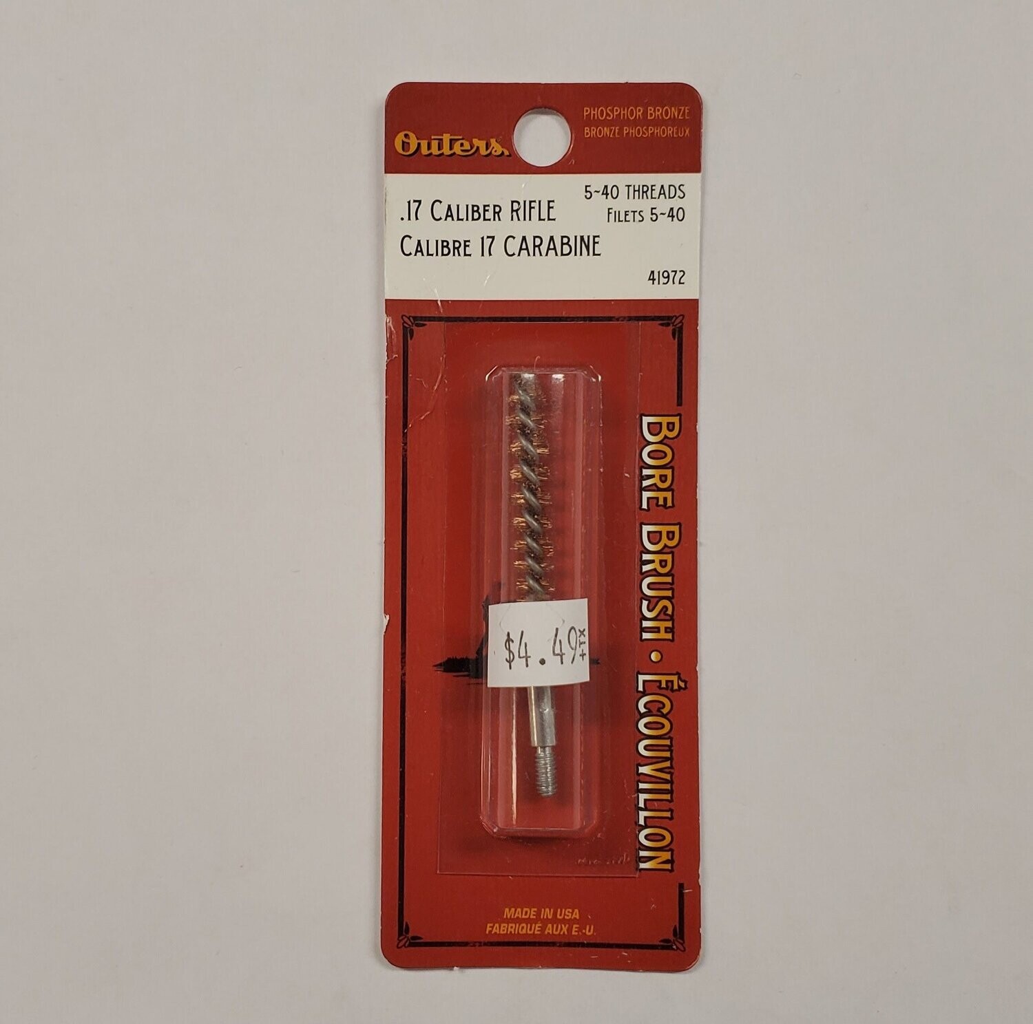Outers Rifle Bore Brush .17 cal