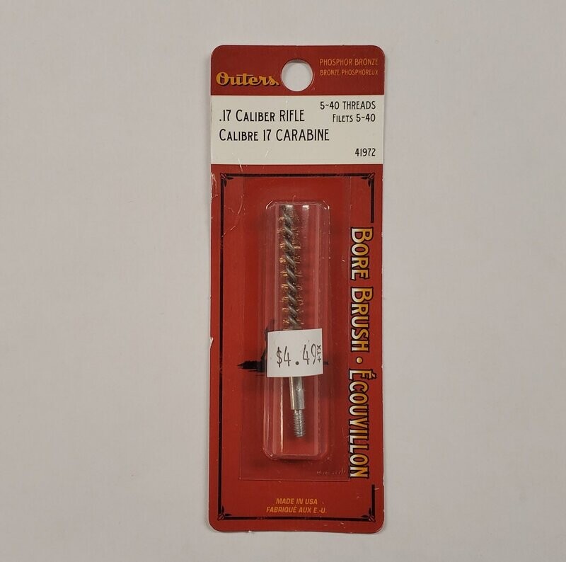 Outers Rifle Bore Brush .17 cal