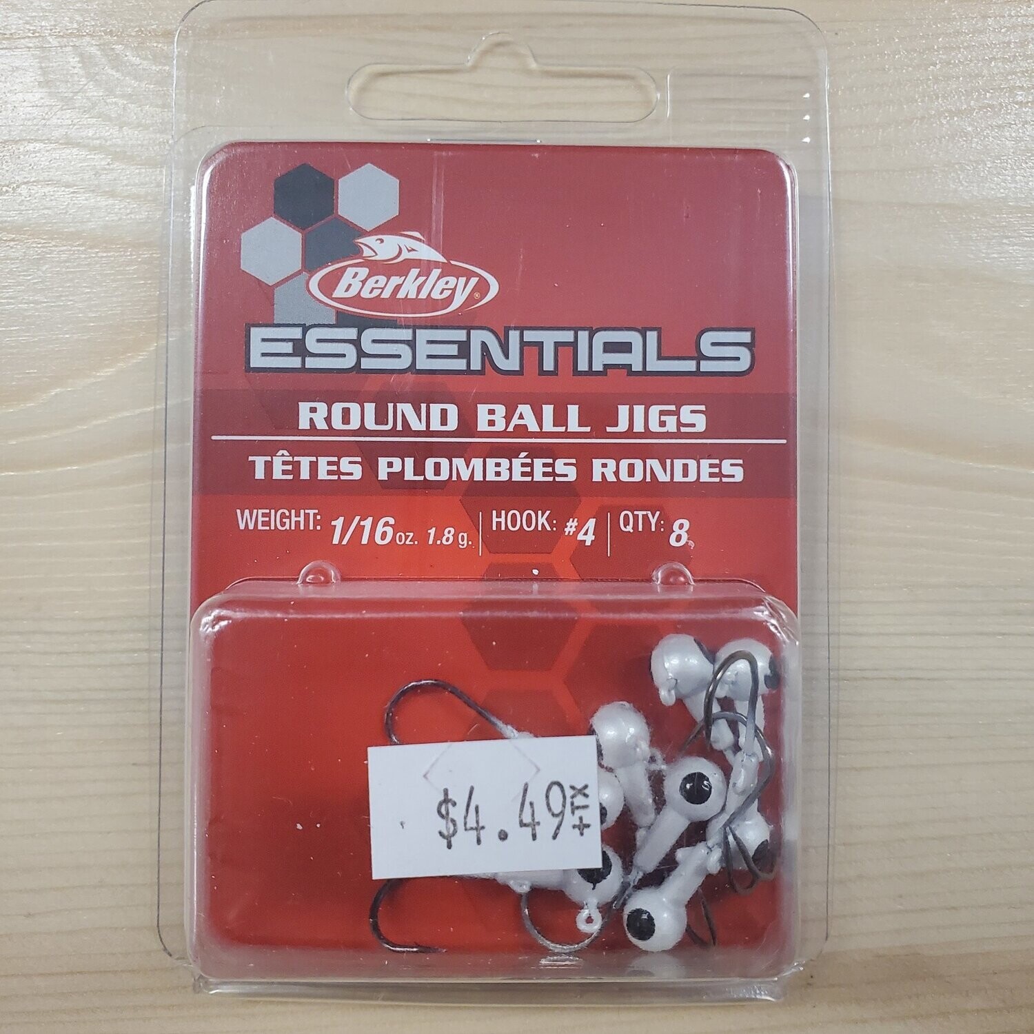 Berkley Essentials jigs white 1/16oz