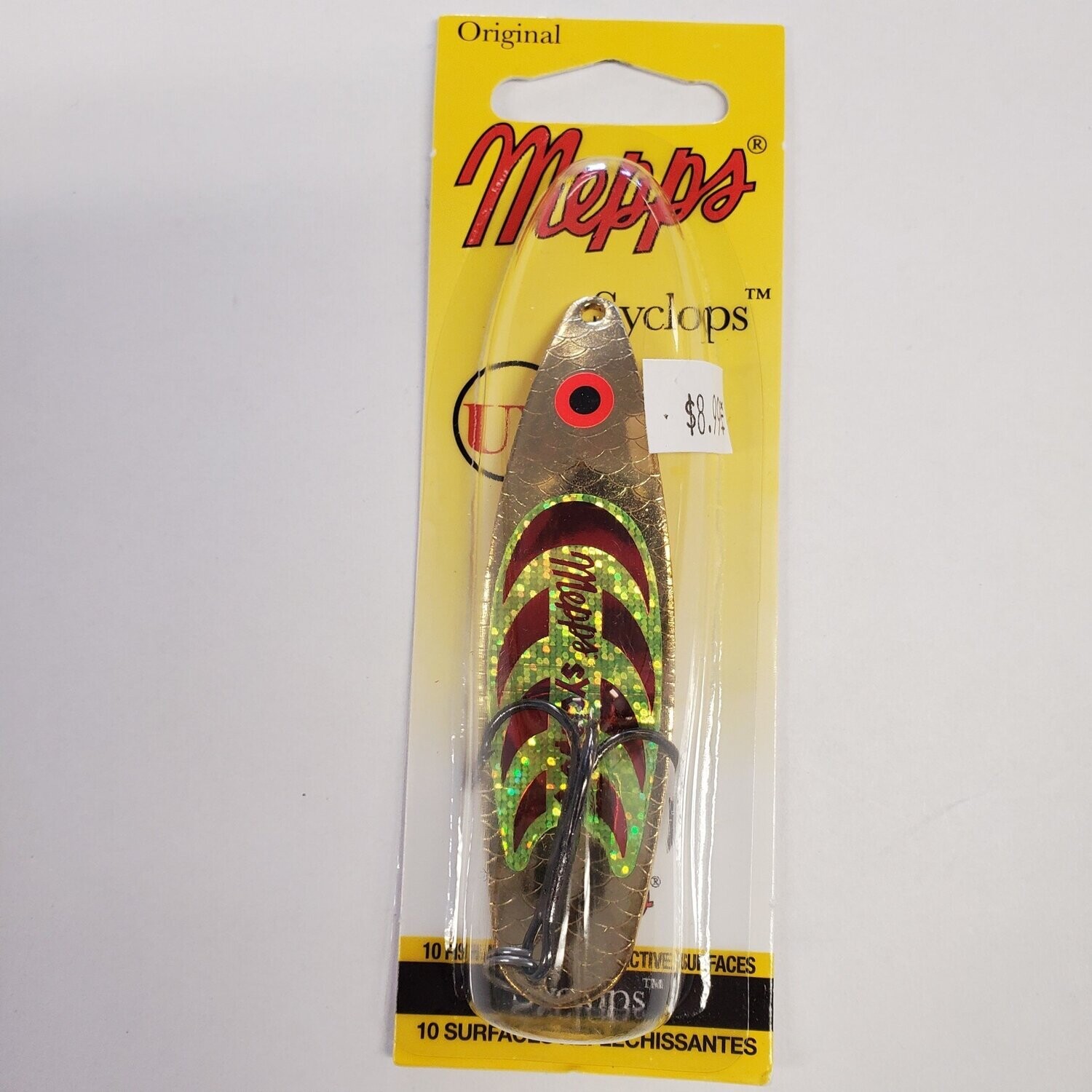 Mepps syclops gold/chart 3.25&quot;