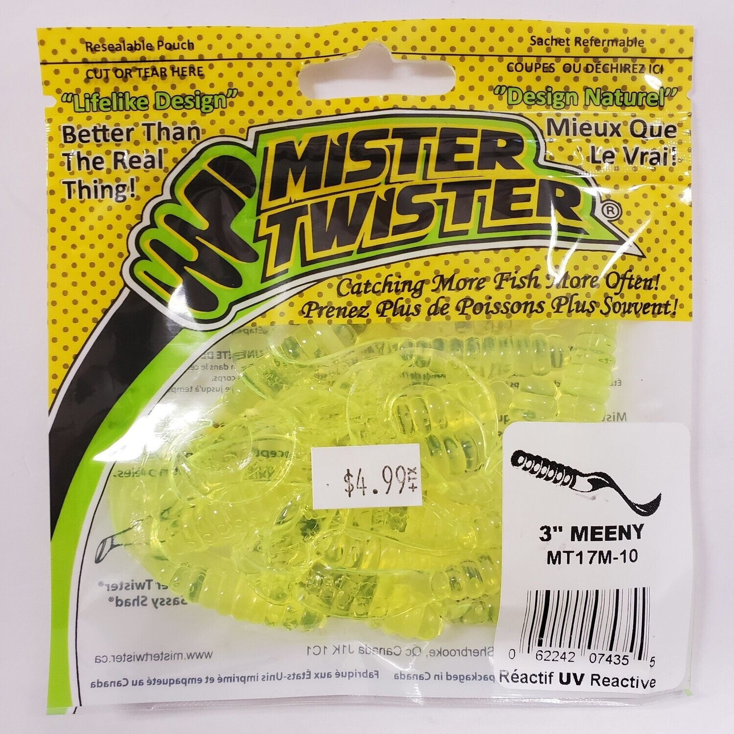 Mister Twister Meeny Chart 3&quot;